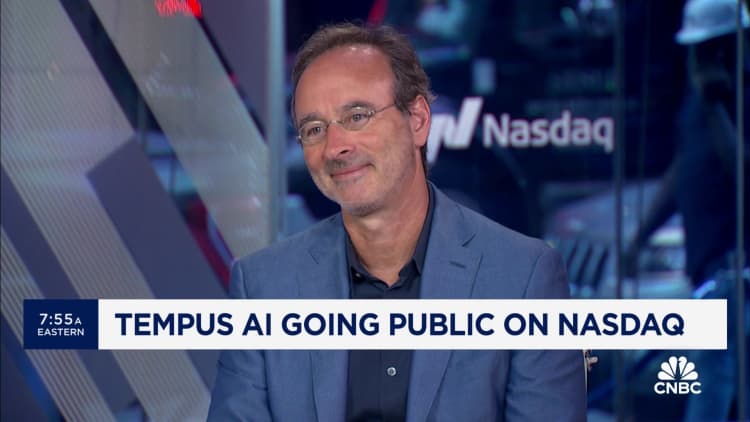 Google-backed Tempus AI pops by as much as 15% in Nasdaq debut
