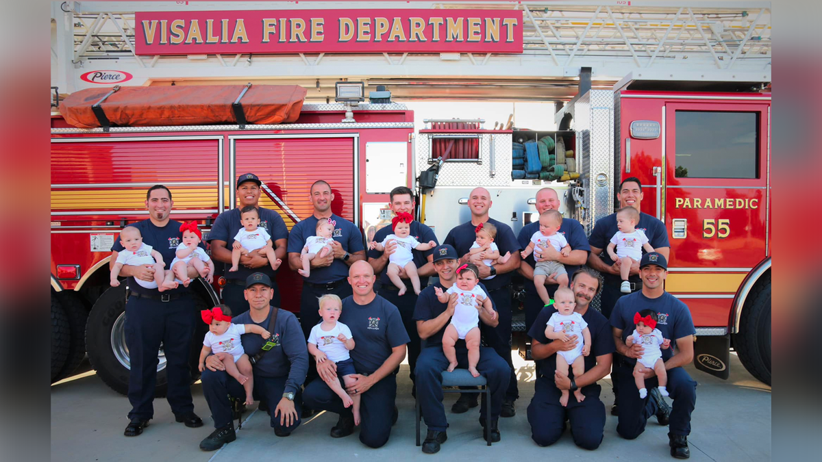 Visalia, California fire department welcomes 14 babies in one year: ‘Baby fever’