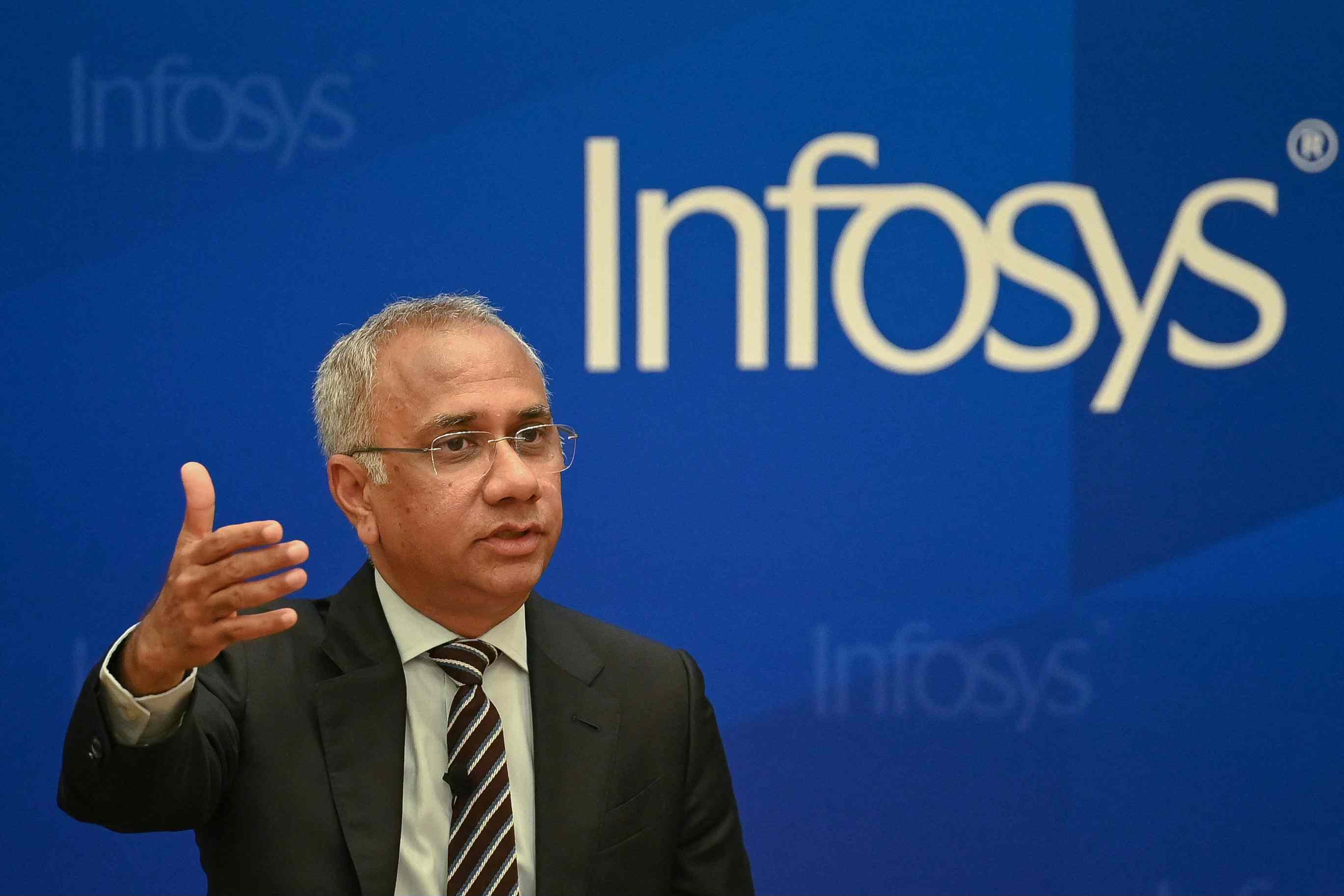 Infosys Stock Soars After Company Raises Outlook as AI Demand Drives IT Spending