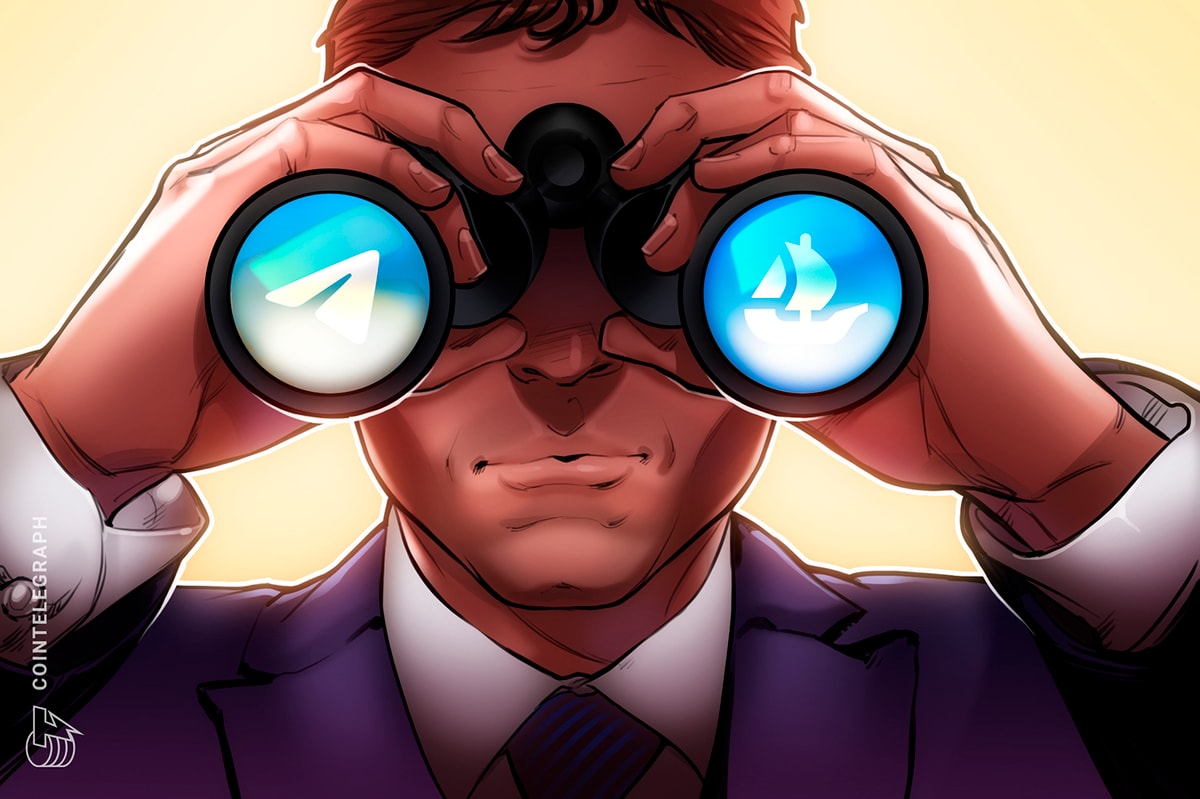 Telegram and OpenSea on authorities’ radar