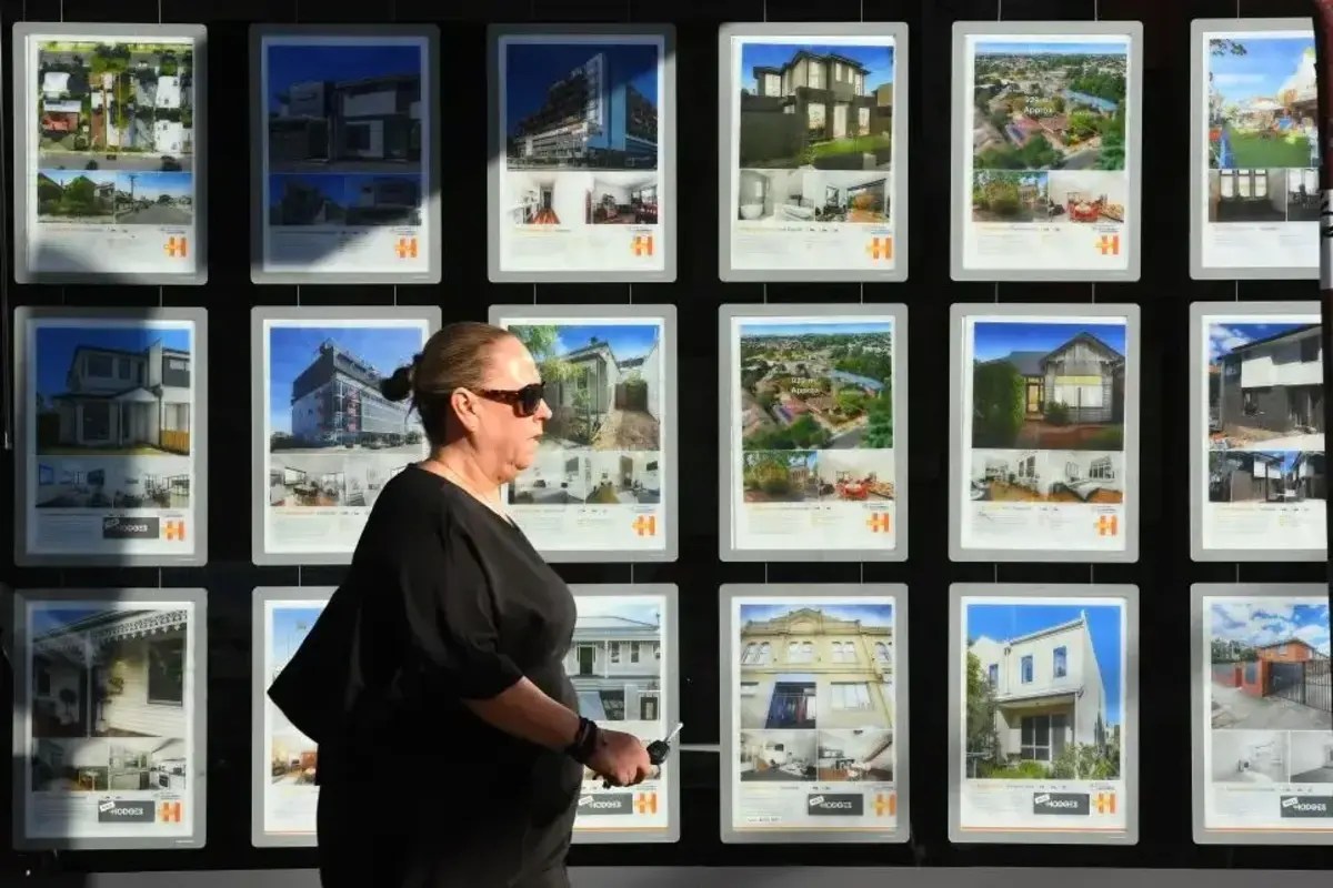 Why are returns on residential property falling in the UK?