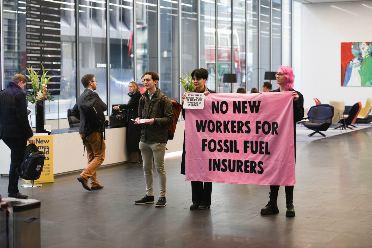 Howden’s insurance conference disrupted by climate activists
